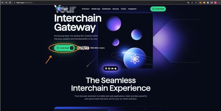Guía para crear una nueva billetera en Keplr
